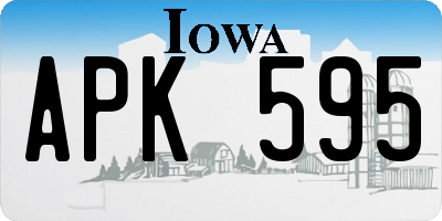 IA license plate APK595