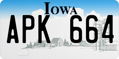 IA license plate APK664