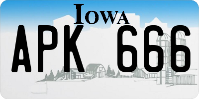IA license plate APK666