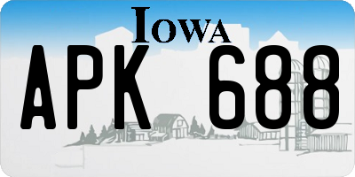 IA license plate APK688