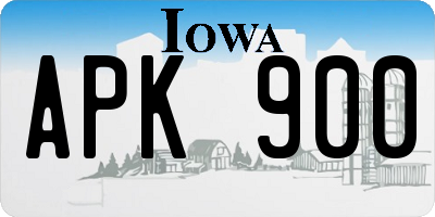 IA license plate APK900