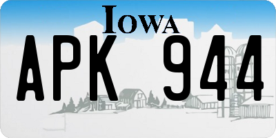 IA license plate APK944