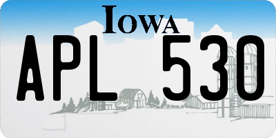 IA license plate APL530