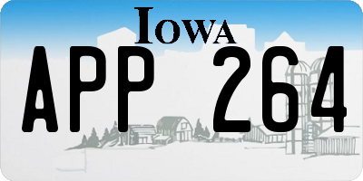 IA license plate APP264
