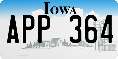 IA license plate APP364
