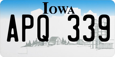 IA license plate APQ339
