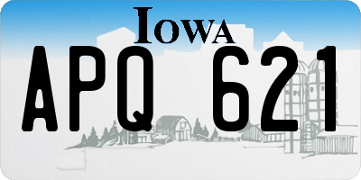 IA license plate APQ621