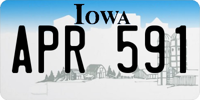 IA license plate APR591