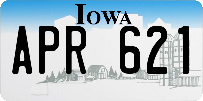 IA license plate APR621