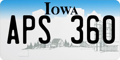 IA license plate APS360