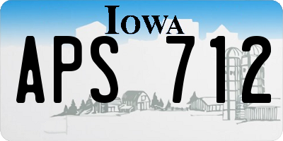 IA license plate APS712