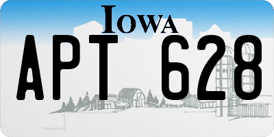 IA license plate APT628