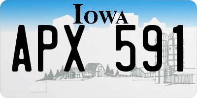 IA license plate APX591