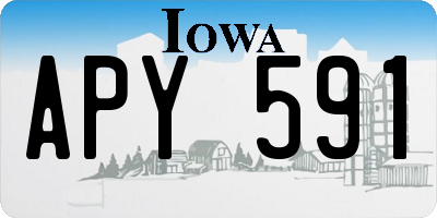 IA license plate APY591