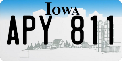 IA license plate APY811