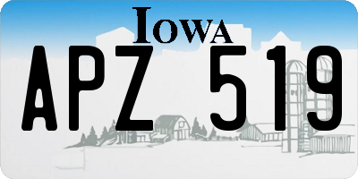IA license plate APZ519