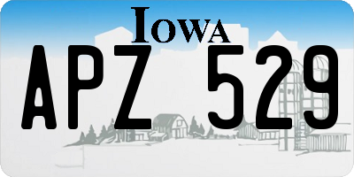 IA license plate APZ529