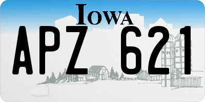 IA license plate APZ621