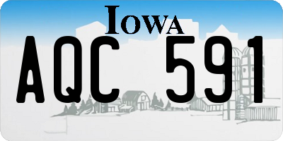 IA license plate AQC591