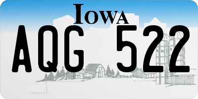 IA license plate AQG522