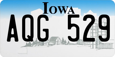 IA license plate AQG529