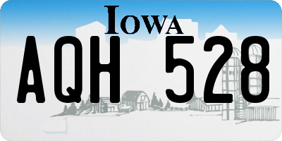 IA license plate AQH528