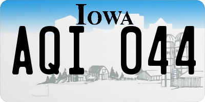 IA license plate AQI044