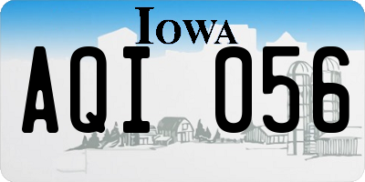 IA license plate AQI056