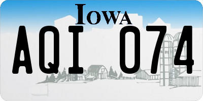 IA license plate AQI074