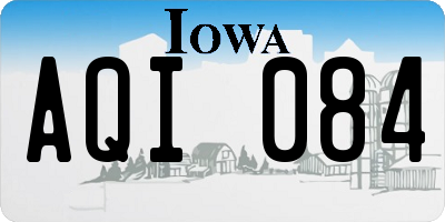 IA license plate AQI084