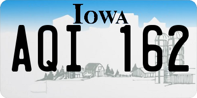 IA license plate AQI162