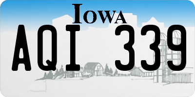 IA license plate AQI339