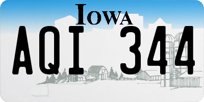 IA license plate AQI344