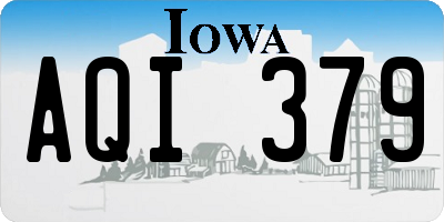 IA license plate AQI379