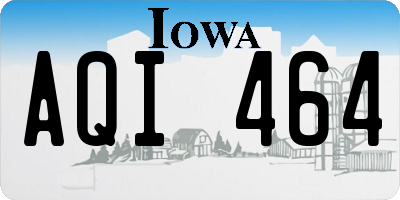 IA license plate AQI464