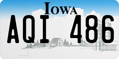 IA license plate AQI486