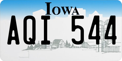 IA license plate AQI544
