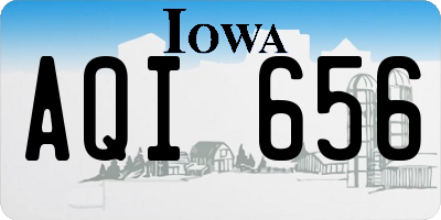 IA license plate AQI656