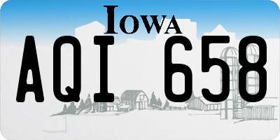 IA license plate AQI658
