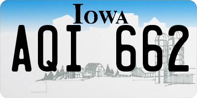 IA license plate AQI662