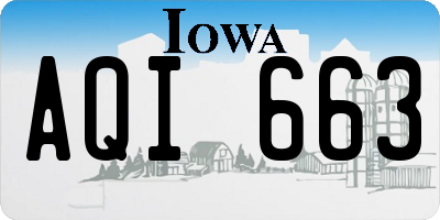 IA license plate AQI663