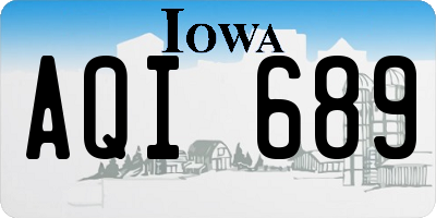 IA license plate AQI689