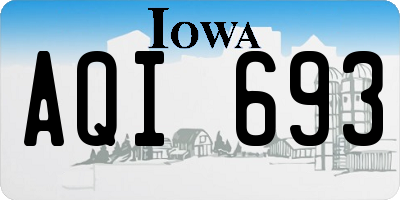 IA license plate AQI693