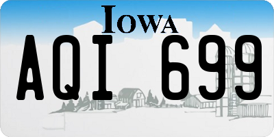 IA license plate AQI699