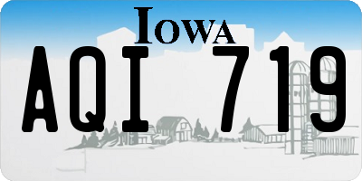 IA license plate AQI719