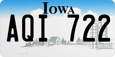 IA license plate AQI722