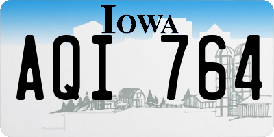 IA license plate AQI764