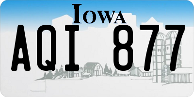 IA license plate AQI877
