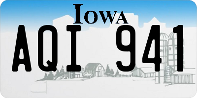 IA license plate AQI941