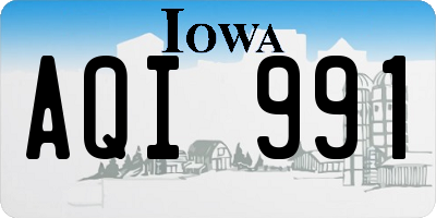 IA license plate AQI991